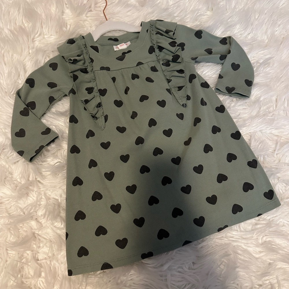 Heart Print Dress